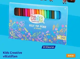Action Kids Creative viltstiften aanbieding