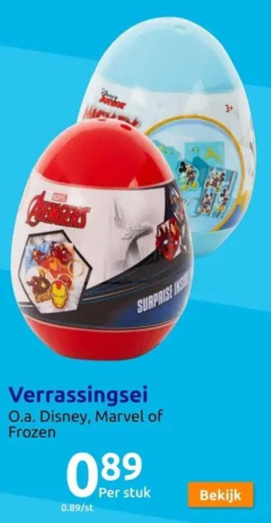 Action Verrassingsei aanbieding