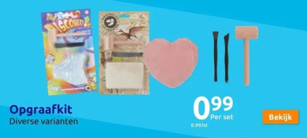 Action Opgraafkit aanbieding
