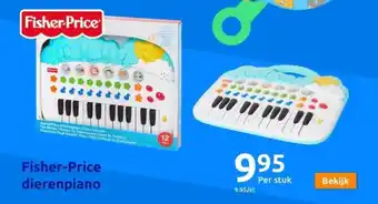 Action Fisher-Price dierenpiano aanbieding