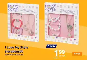 Action I Love My Style sieradenset aanbieding