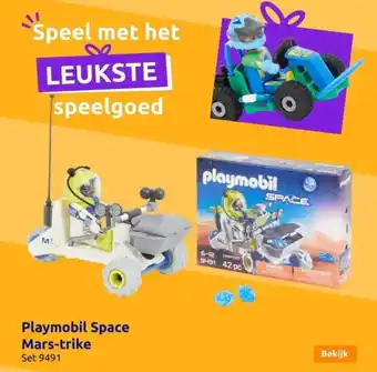 Action Playmobil Space Mars-trike aanbieding