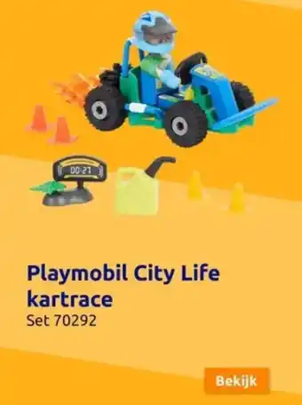 Action Playmobil City Life kartrace aanbieding
