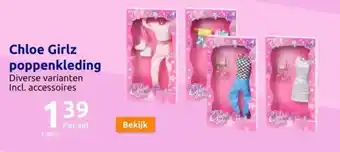 Action Chloe Girlz poppenkleding aanbieding