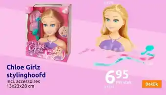 Action Chloe Girlz stylinghoofd aanbieding