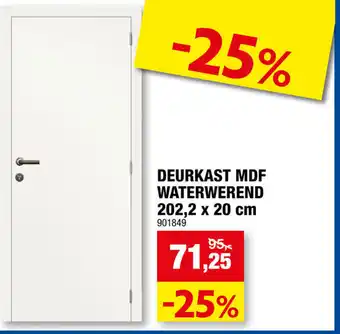 Hubo Deurkast MDF Waterwerend 202,2 x 20 cm aanbieding