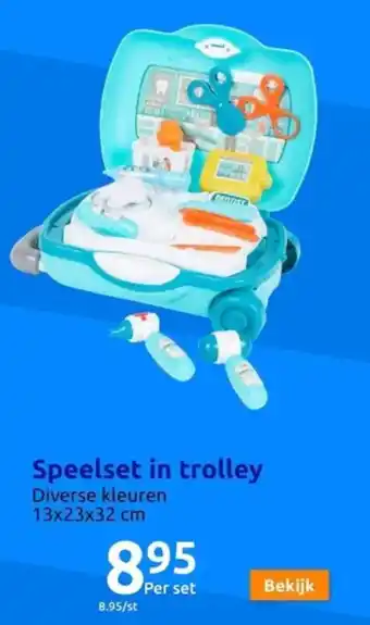 Action Speelset in trolley aanbieding
