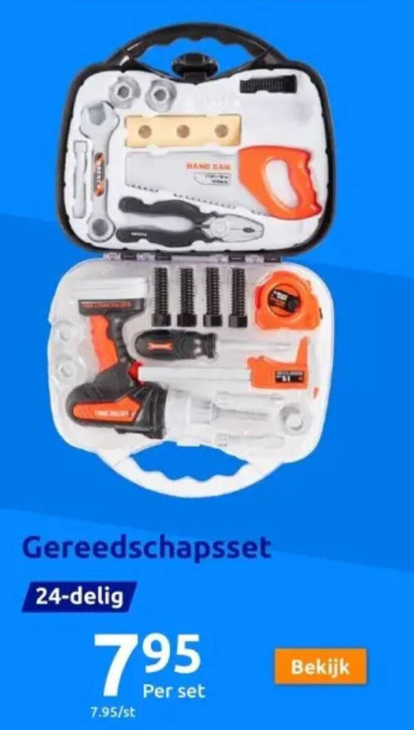 Action Gereedschapsset aanbieding