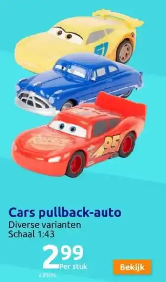 Action Cars pullback-auto aanbieding
