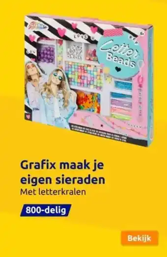 Action Grafix maak je eigen sieraden aanbieding