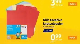 Action Kids Creative knutselpapier aanbieding