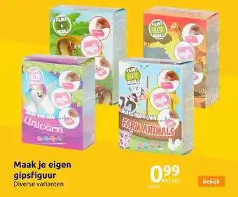 Action Maak je eigen gipsfiguur aanbieding