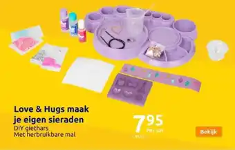 Action Love & Hugs maak je eigen sieraden aanbieding