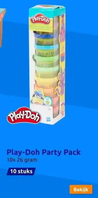 Action Play-Doh Party Pack 10x 26 gram aanbieding