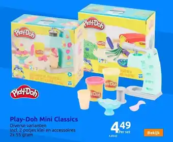 Action Play-Doh Mini Classics aanbieding