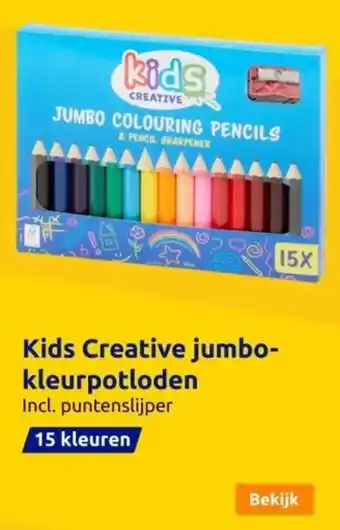 Action Kids Creative jumbo- kleurpotloden aanbieding