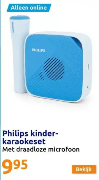 Action Philips kinder-karaokeset aanbieding