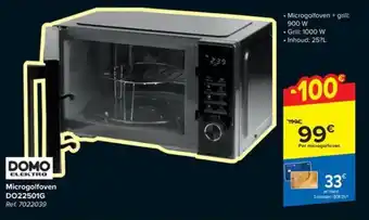 Carrefour Microgolfoven DO22501G aanbieding