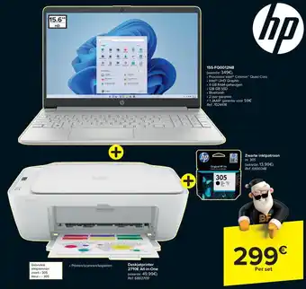 Carrefour Hp 15S-FQ0012NB aanbieding
