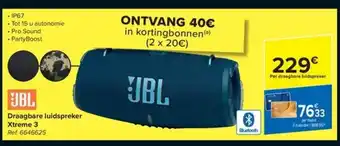 Draagbare luidspreker Xtreme 3