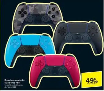 Carrefour Draadloze controller DualSense PS5 aanbieding