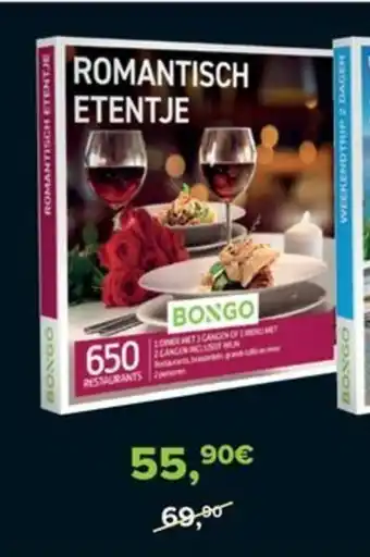 BONGO ROMANTISCH ETENTJE