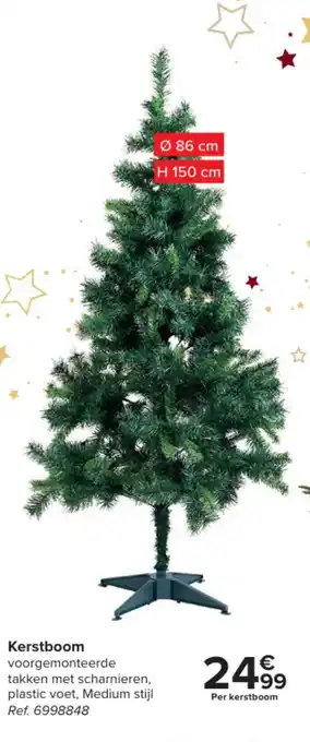 Carrefour Kerstboom H150 cm aanbieding