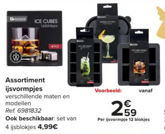 Carrefour Assortiment ijsvormpjes aanbieding