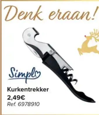 Carrefour Kurkentrekker aanbieding