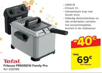 Tefal Friteuse FR505D10 Family Pro