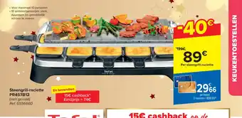 Steengrill-raclette PR457B12