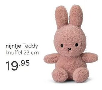 Baby & Tiener Nijntje teddy knuffel aanbieding