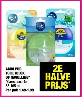 Ambi pur toiletblok of navulling