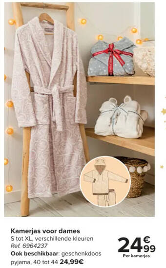 Carrefour Kamerjas voor dames S tot XL aanbieding
