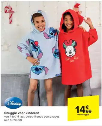 Carrefour Snuggie voor kinderen aanbieding