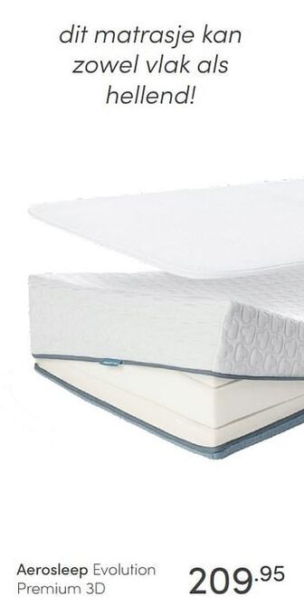 Baby & Tiener Aerosleep evolution premium 3d aanbieding