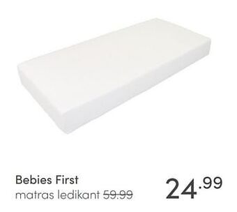 Baby & Tiener Bebies first matras ledikant aanbieding