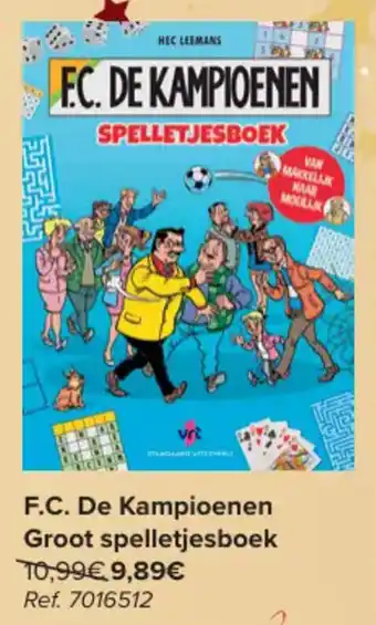 Carrefour F.C. De Kampioenen Groot spelletjesboek aanbieding