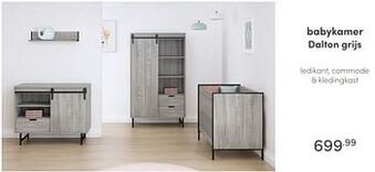 Babykamer dalton grijs