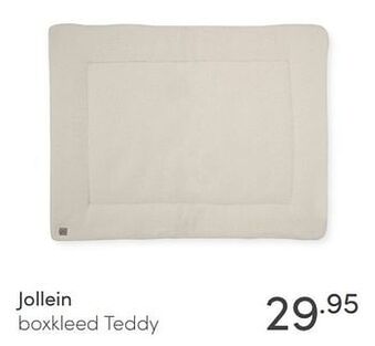 Baby & Tiener Jollein boxkleed teddy aanbieding