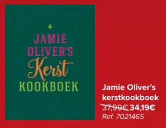 Carrefour Jamie Oliver's kerstkookboek aanbieding