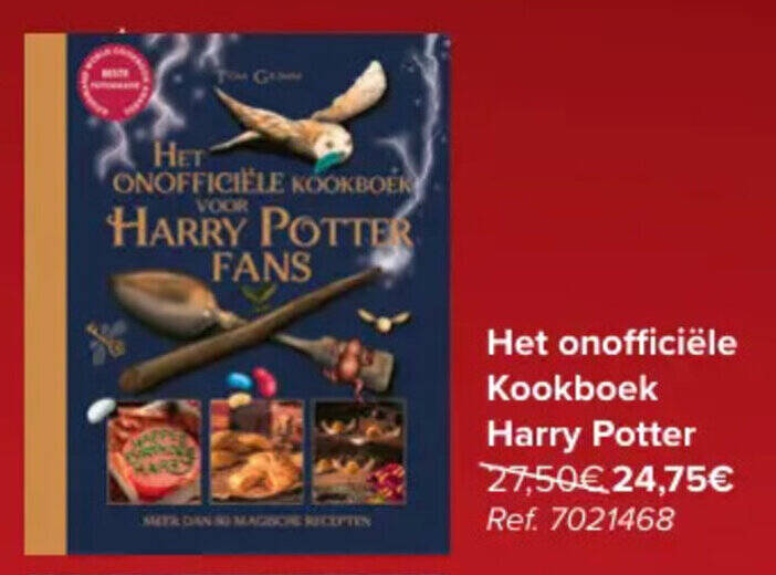 Carrefour Het onofficiële Kookboek Harry Potter aanbieding