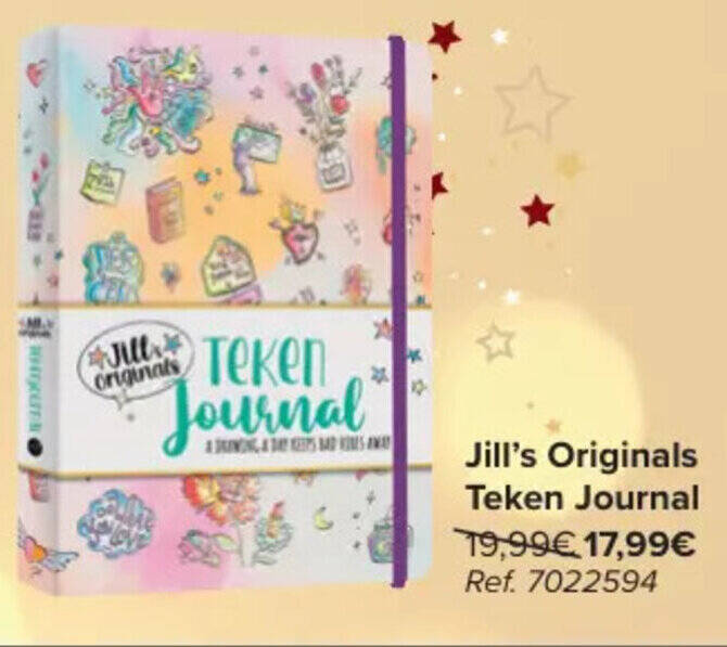Carrefour Jill's Originals Teken Journal aanbieding