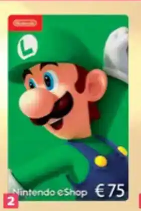 Kaart eShop Nintendo Switch