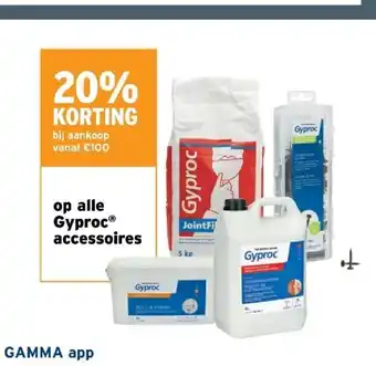 GAMMA Op alle gyproc accessoires aanbieding