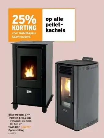 GAMMA Livn tromvik 6 (5,8kw) aanbieding