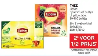Alvo Thee lipton aanbieding