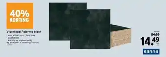GAMMA Vloertegel palermo black aanbieding