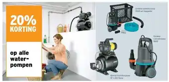 GAMMA Op alle water- pompen aanbieding
