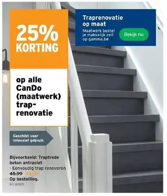 GAMMA Traptrede beton antraciet aanbieding